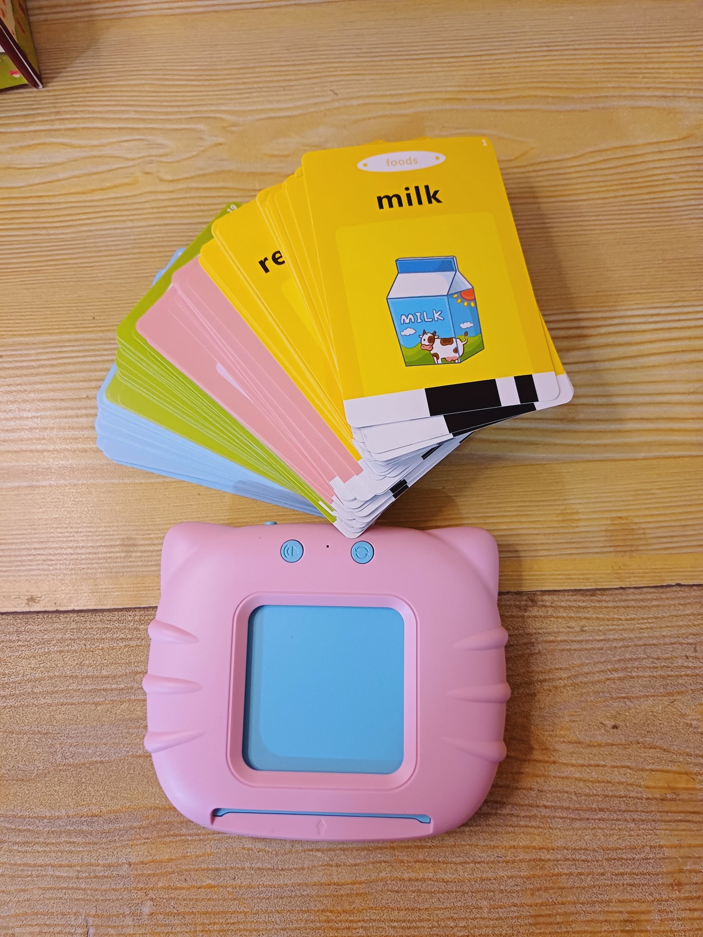 Cards Early Education Device – 112 Cards, 224 Words