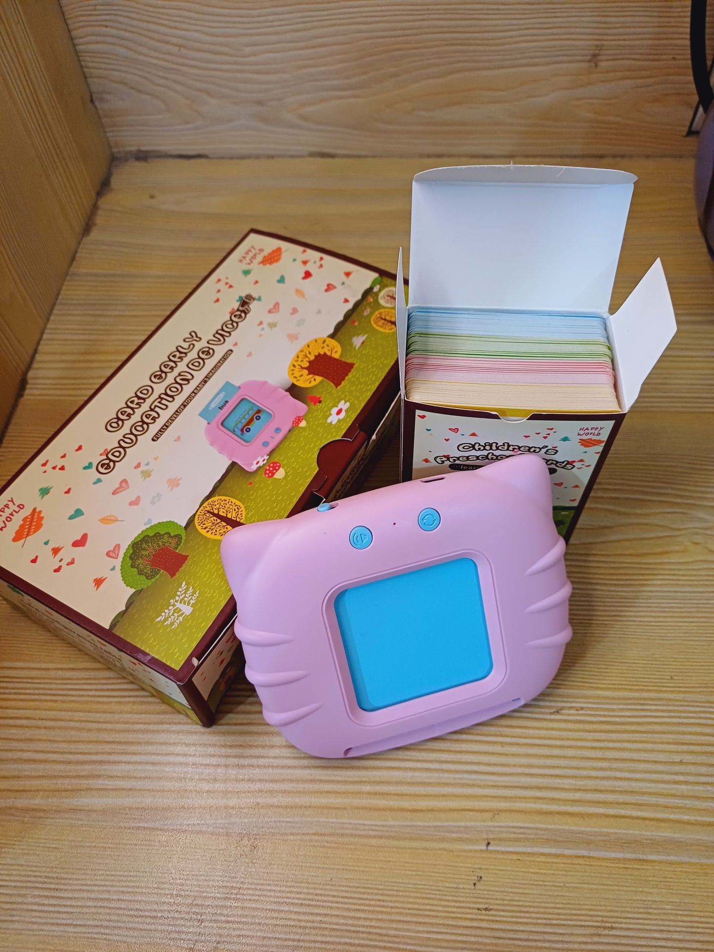 Cards Early Education Device – 112 Cards, 224 Words