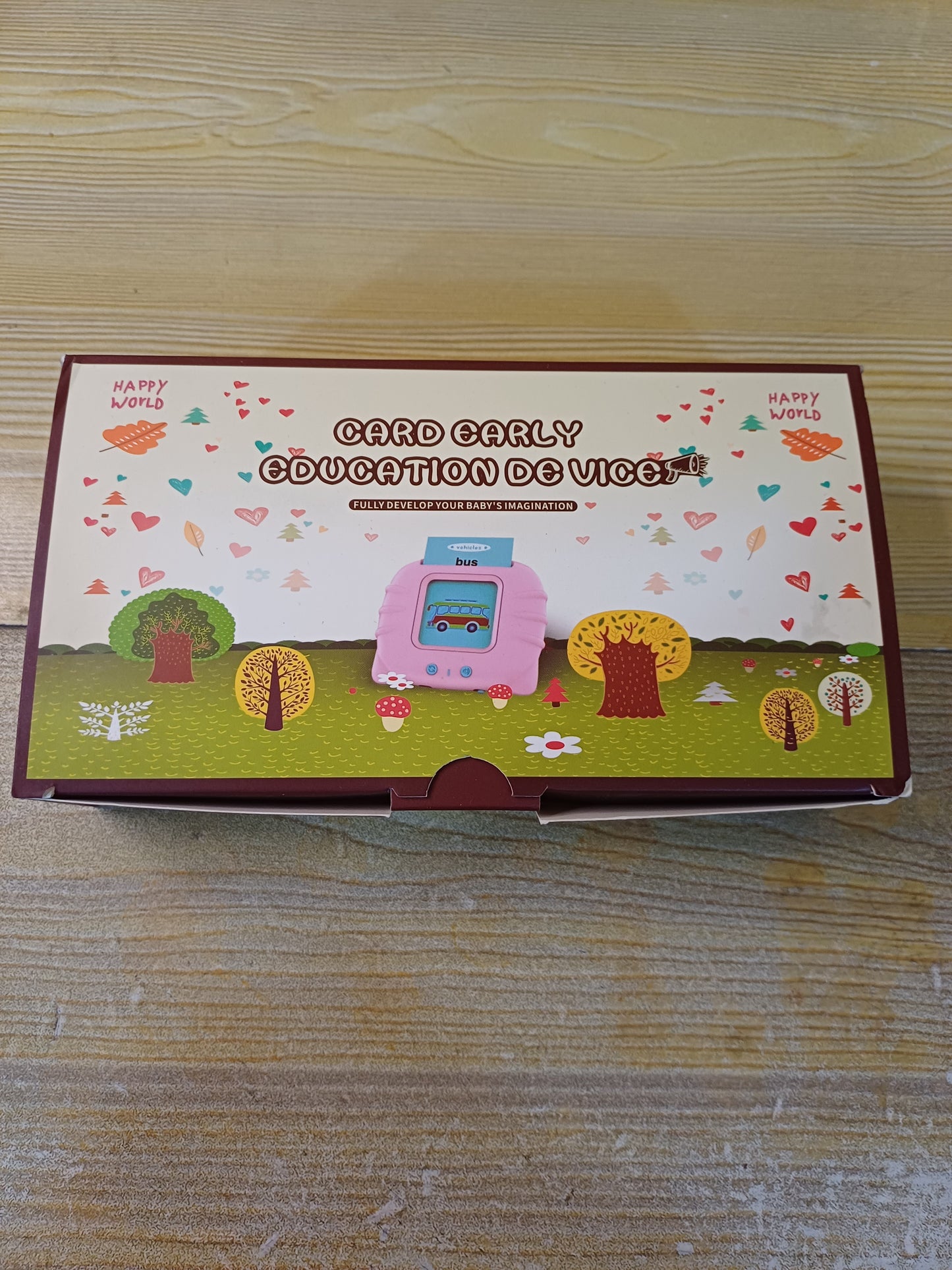 Cards Early Education Device – 112 Cards, 224 Words